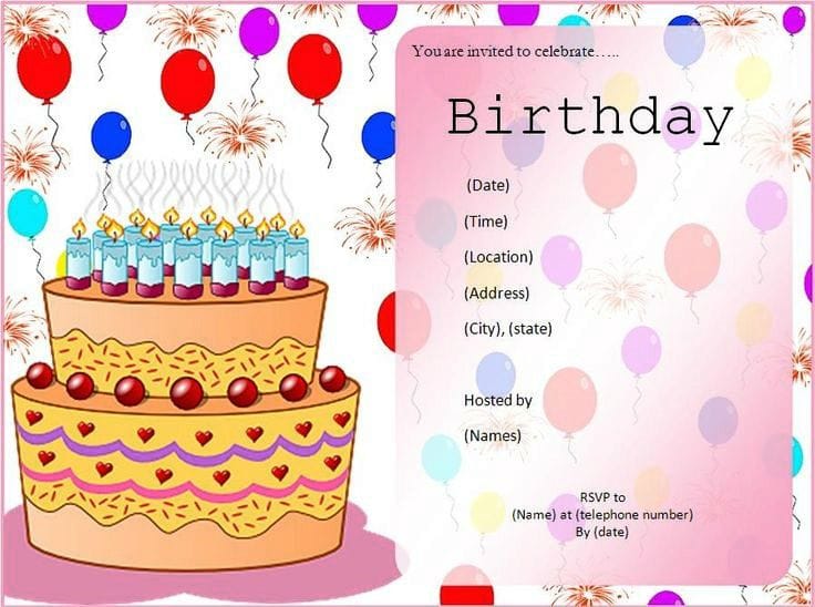 birthday invitation maker